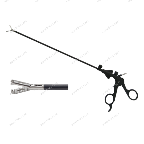 Pince laparoscopique pour instrument chirurgical (dent de souris) double action 5MMX330MM