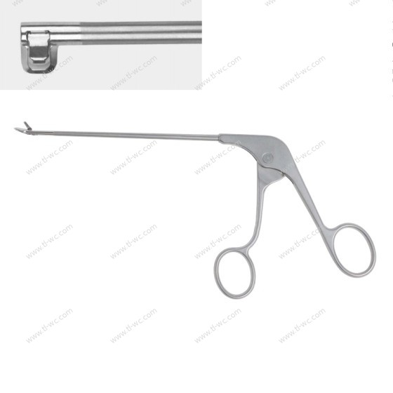 关节镜-左90°方向-蓝色钳-左开口90°咬切钳-左开口90°-规格- 4.4mm x 120mm